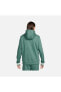 Фото #5 товара Sportswear Retro Fleece Pullover Hoodie Erkek yeşil kapüşonlu Sweatshirt fj0555