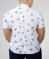 Фото #3 товара Men's Floral Print Short Sleeve Shirt