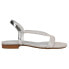 Фото #1 товара VANELi Edmee TStrap Womens Grey, Silver Casual Sandals 308690