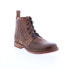 Фото #2 товара Bed Stu Bagary II F301010 Womens Brown Leather Lace Up Casual Dress Boots 6