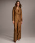 Фото #5 товара Donna Karan Women's Textured Metallic One-Button Blazer