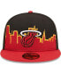 Фото #4 товара Men's Red, Black Miami Heat 2022 Tip-Off 59FIFTY Fitted Hat