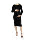 ფოტო #1 პროდუქტის Maternity Knitted Sweater Dress