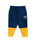 Фото #2 товара Toddler Boys and Girls Gold, Navy Nashville Predators Big Skate Fleece Pullover Hoodie and Sweatpants Set