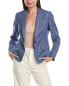 Фото #1 товара Anne Klein Notch Collar Linen-Blend Jacket Women's