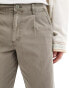 ASOS DESIGN relaxed chino in washed grey