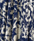 ფოტო #5 პროდუქტის Women's Printed Blouson-Sleeve Maxi Dress