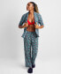 Фото #1 товара Women's Refresh & Rest Packaged Notched-Collar Pajama Set XS-3X, Created for Macy's