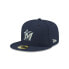 ფოტო #1 პროდუქტის Miami Marlins Re-Dub 59FIFTY Fitted Cap