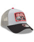 ფოტო #4 პროდუქტის Men's Black, Gray Buddy Baker Legends 9Forty A-Frame Adjustable Trucker Hat