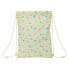 Backpack with Strings Safta Selva White 26 x 34 x 1 cm