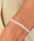 ფოტო #2 პროდუქტის Cubic Zirconia Marquise-Cut Zigzag Style Tennis Bracelet