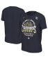 ფოტო #2 პროდუქტის Men's Navy Uconn Huskies 2024 NCAA Men's Basketball National Champions Locker Room T-Shirt