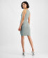 ფოტო #2 პროდუქტის Women's Lucille Rib-Knit Faux-Wrap Sleeveless Dress