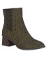 ფოტო #1 პროდუქტის Women's Jackie Memory Foam Stretch Block Heel Booties