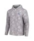 Men's Gray Los Angeles Dodgers Palm Frenzy Hoodie Long Sleeve T-Shirt