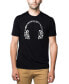 Фото #1 товара Men's Premium Blend Word Art Music Note Headphones T-shirt