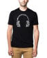 Фото #1 товара Men's Premium Blend Word Art Music Note Headphones T-shirt