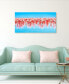 Фото #5 товара Flamingo Flock Frameless Free Floating Tempered Art Glass Wall Art by EAD Art Coop, 24" x 48" x 0.2"