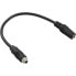 Фото #2 товара InLine Audio adapter cable - 3.5mm Stereo female to female - with one tread - 0.2m