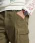 Фото #5 товара Men's Slim Fit Canvas Cargo Pants