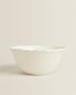 Фото #2 товара Earthenware salad bowl with raised-design edge