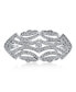 ფოტო #1 პროდუქტის Large Pave Wedding Bridal Crystal Fashion Gatsby Art Deco Style Scarf Brooch Pin For Women