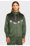 Фото #1 товара Толстовка мужская Nike Sportswear Repeat Graphic Full-Zip Hoodie Erkek Sweatshirt