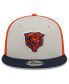 Фото #4 товара Men's Cream, Navy Chicago Bears 2023 Sideline Historic 9FIFTY Snapback Hat