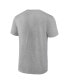 Фото #3 товара Men's Heather Gray Anaheim Ducks Alternate Logo T-shirt