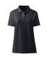 Women's School Uniform Short Sleeve Feminine Fit Mesh Polo Shirt