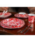 Фото #3 товара Red Swirl Enamelware Collection 5 Quart Serving Bowl