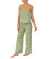 Women's 2-Pc. Printed Ruffled Pajamas Set