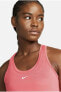 Фото #4 товара Майка Nike One Dri-Fit Slim Tank Женская Розовая Slim fit Атлет