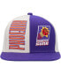 Men's Cream, Purple Phoenix Suns Hardwood Classics Pop Snapback Hat