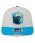 Men's Stone, Blue Carolina Panthers 2023 Salute To Service Low Profile 9FIFTY Snapback Hat