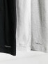Calvin Klein 3pk t-shirts in black white and grey