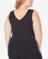 Plus Size Softwear with Stretch Reversible Tank Top