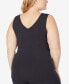 ფოტო #6 პროდუქტის Plus Size Softwear with Stretch Reversible Tank Top