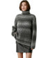 ფოტო #1 პროდუქტის Women's Ariana Multi Colored Wool-Blend Turtleneck Sweater