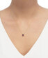 ფოტო #6 პროდუქტის Birthstone 18" Bezel Pendant Necklace in 14k Gold