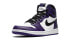 Кроссовки Nike Air Jordan 1 Retro High Court Purple White (Белый, Фиолетовый)