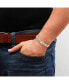 ფოტო #4 პროდუქტის Men's Diamond Two-Tone Link Bracelet (1/2 ct. t.w.) in Stainless Steel and Yellow Ion-Plate