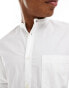 Фото #4 товара French Connection long sleeve henley shirt with single breast pocket in white