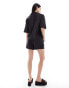 Фото #5 товара ONLY cheesecloth shorts co-ord in wash black