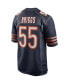 Фото #2 товара Men's Lance Briggs Navy Chicago Bears Game Retired Player Jersey