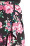 Фото #4 товара Women's Eliza J 152423 Floral Black Pink Ruffle Midi Skirt sz. 12