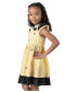 ფოტო #2 პროდუქტის Little Girls Bumble Bee Flutter Sleeve Seersucker Dress