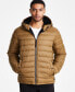 ფოტო #1 პროდუქტის Men's Sherpa Lined Hooded Puffer Jacket