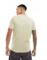 Brave Soul crew neck pocket t-shirt in pale olive green